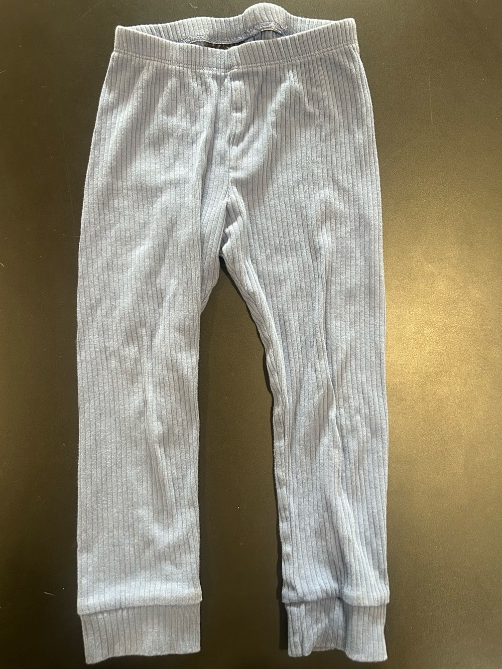 H&M Light Blue Ribbed Kids Leggings
